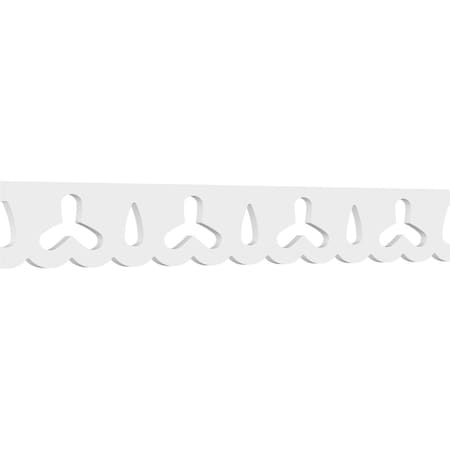 Ekena Millwork Holland Architectural Grade PVC Running Trim, 6"H x 5/8"P x 48"L RUNP06X0625X48HOL